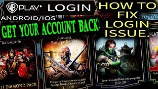 Mortal Kombat Mobile Login Issue Solved How To Get Your Account Back in MK Mobile Update 20 [upl. by Sylram]