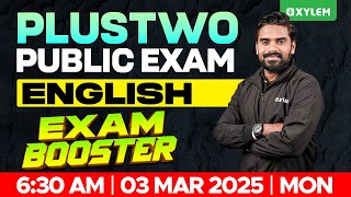 Plus Two Public Exam English  Exam Booster  Xylem Plus Two [upl. by Nerine]