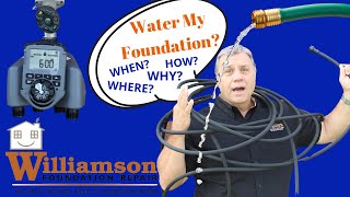 How To Water Foundation With Soaker Hose [upl. by Malachi689]