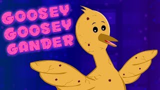 Goosey Goosey Gander  Cookie Nursery Rhymes  Baby Songs  Children Rhyme [upl. by Ipoillak]