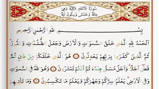 Surah Al Anam  Saad Al Ghamdi surah anaam with Tajweed [upl. by Lrae325]