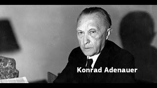 Founding fathers of the European Union Konrad Adenauer [upl. by Katzman]