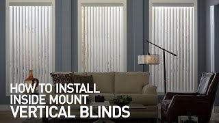 How to Install Inside Mount Vertical Blinds [upl. by Roid186]