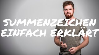 Summenzeichen Einfach Erklärt [upl. by Mollee]