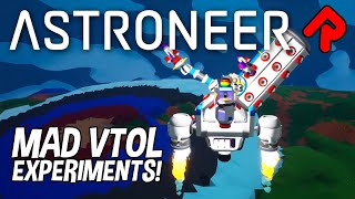 Unlocking amp Arming the New VTOL  Astroneer JetPowered Update gameplay pt 2 [upl. by Odranoel]