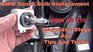 BMW Xenon Bulb Failure And Replacement [upl. by Helman700]