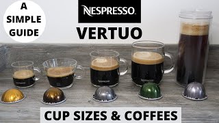 Nespresso Vertuo Cup Sizes [upl. by Zeitler235]