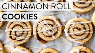 Cinnamon Roll Cookies  Sallys Baking Recipes [upl. by Lieno]