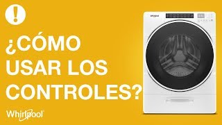 Lavadoras Whirlpool  Uso de controles [upl. by Fritzie]