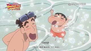 CRAYON SHINCHAN DANGEROUS HONEYMOON THE LOST DADDY Official Trailer  In Cinemas 11 July 2019 [upl. by Aubigny]