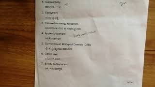 1st sem Bcom Environmental Studies ll Previous year Question Paper ‎ll Tutorfromhome [upl. by Merta]