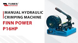 Manually operated hydraulic crimping machine P16HP [upl. by Yotal]