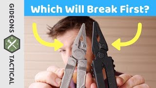 Which Will Break First Gerber vs Leatherman Multitool Cutters [upl. by Ahsiela793]