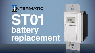 ST01 Programmable Timer Battery Replacement [upl. by Pence]