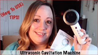 Ultrasonic Fat Cavitation Machine How To Use Tips [upl. by Jeanine242]