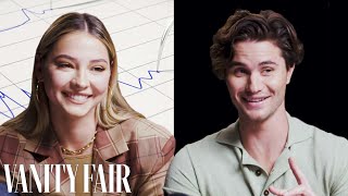 Outer Banks Madelyn Cline amp Chase Stokes Take a Lie Detector Test  Vanity Fair [upl. by Arval]