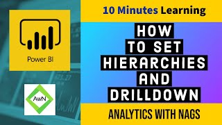 Power BI Tutorial 950  How to set Hierarchies and Drilldown [upl. by Arul194]