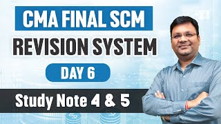 CMA Final SCM Revision System  Day 6  CA Satish Jalan  SJC Institute [upl. by Einnep]