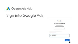 Google Ads Help How to Sign into Google Ads [upl. by Weir]