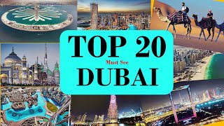 Dubai Tourism  Famous 20 Places to Visit in Dubai [upl. by Yellas]