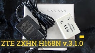 ZTE ZXHN H168N v310 VDSL [upl. by Rao]