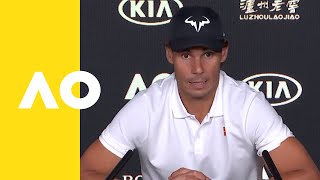 Rafael Nadal press conference SPANISH  Australian Open 2019 [upl. by Inoliel820]