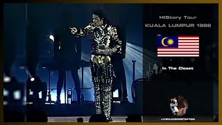 Michael Jackson  In The Closet  Live Kuala Lumpur 1996  HD [upl. by Dnumsed]