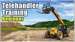 How to Drive a Forklift  Telehandler Forklift Operator Training [upl. by Llerrehc190]