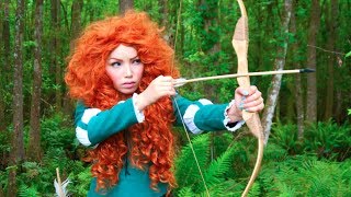 Disneys BRAVE Merida Makeup Tutorial [upl. by Nalehp]