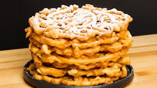 How To Make HOMEMADE Funnel Cakes [upl. by Enelahs76]