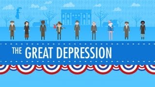 The Great Depression Crash Course US History 33 [upl. by Noteloc609]