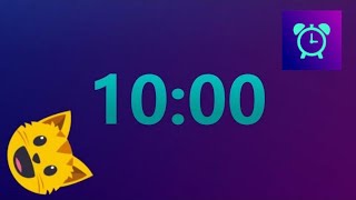 10 minute Timer Countdown with Alarm [upl. by Aryc]