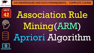 L42 Association Rule MiningARM  Apriori Algorithm  Example  Data Mining Lectures in Hindi [upl. by Almeeta]