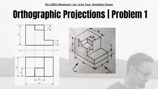 Orthographic Projections  orthographic projection in engineering drawing [upl. by Mitchel939]