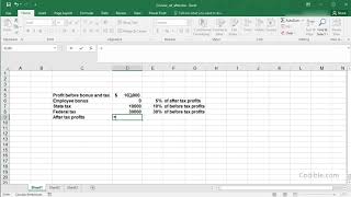 Using Excel Circular References To Do Calculations [upl. by Kristin]