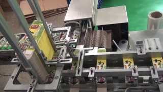 Automatic box packing and sealing video [upl. by Eusoj]