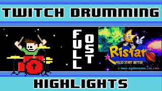 Ristar OST Drum Cover  The8BitDrummer [upl. by Eralcyram]