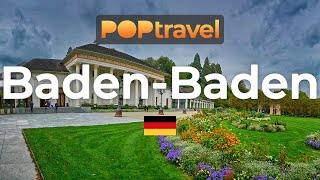 Walking in BADENBADEN  Germany 🇩🇪 4K 60fps UHD [upl. by Eiddal265]