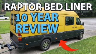 HONEST 10 Year Review of UPOL RAPTOR LINER Black Urethane SprayOn Truck Bed Liner Kit DIY [upl. by Inaflahk]