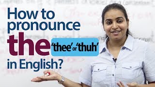 How to Pronounce quotthequot in English  English Pronunciation amp Grammar lesson [upl. by Asim]