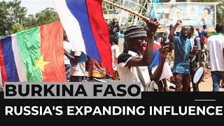 Burkina Faso Russia benefits from military coup in Ouagadougou [upl. by Sinclare341]