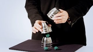 How to Do the Classic Cups amp Balls Trick  Magic Card Flourishes [upl. by Lynnett]