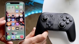 How To Connect Nintendo Switch Pro Controller To iPhone [upl. by Niwre]