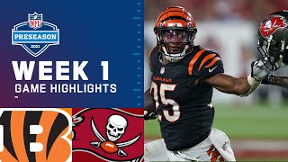 Cincinnati Bengals vs Tampa Bay Buccaneers  Preseason Week 1 2021 NFL Game Highlights [upl. by Dannica]