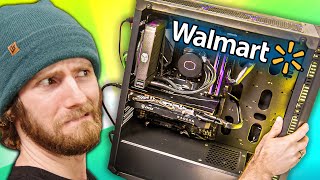 Building a gaming PC at… WALMART [upl. by Ailedo]