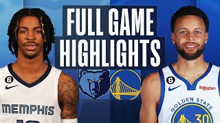 GRIZZLIES at WARRIORS  FULL GAME HIGHLIGHTS  January 25 2023 [upl. by Claudio]