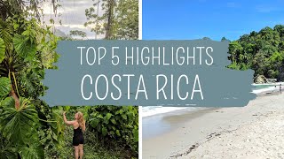 Costa Rica  Top 5 Highlights  Reisetipps amp Sehenswürdigkeiten [upl. by Adnirual]