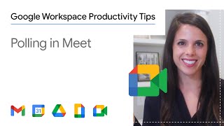 Polling in Google Meet using Google Workspace for business [upl. by Nordna760]