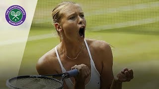 Maria Sharapova vs Serena Williams Wimbledon final 2004 Extended Highlights [upl. by Akinod914]