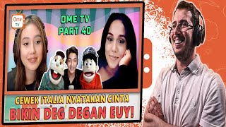 Italian Reacts To Tenggo Wicaksono OMETV part 40 [upl. by Emolas]